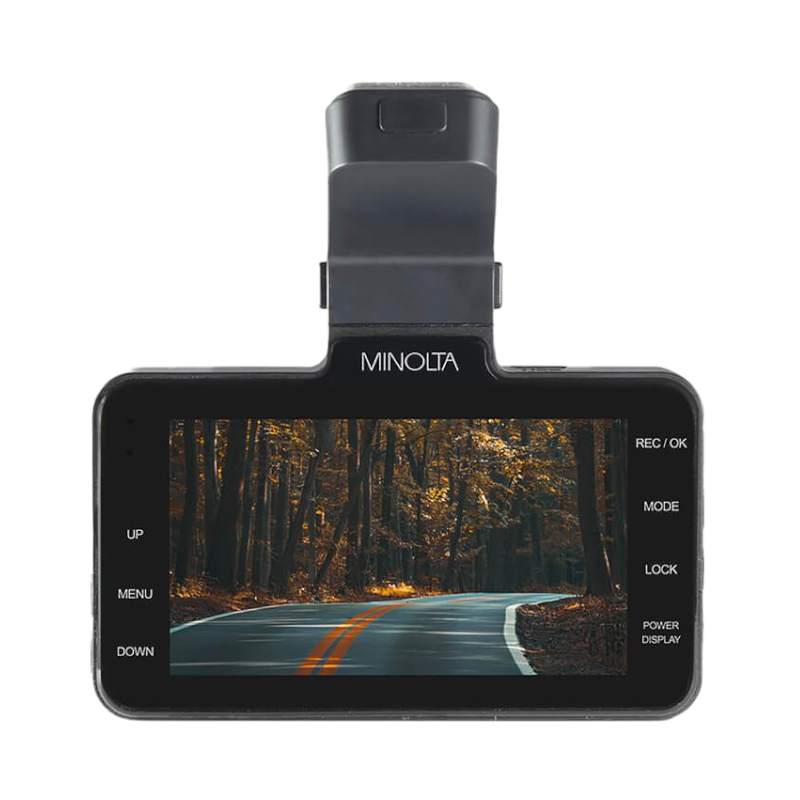 Minolta 1080P Dash Cam W/3.0" LCD