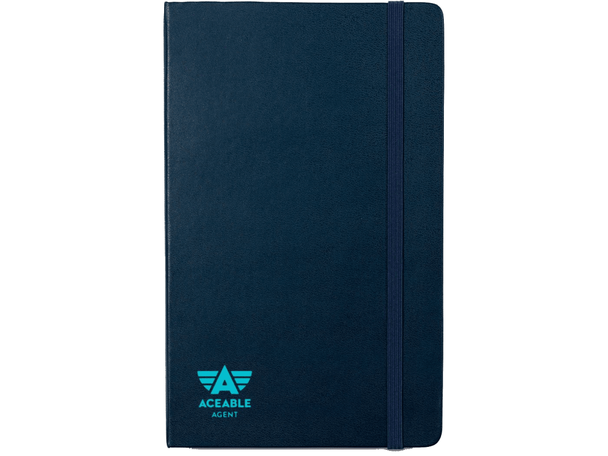 Moleskine® Hard Cover Ruled Large Expanded Notebook - Large Notebooks - SwagWear