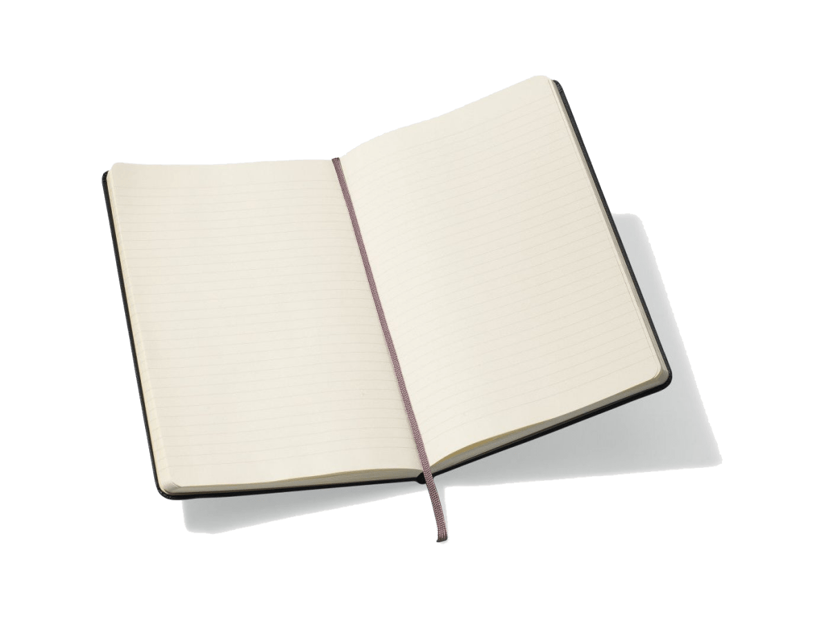 Moleskine® Hard Cover Ruled Large Notebook - Large Notebooks - SwagWear