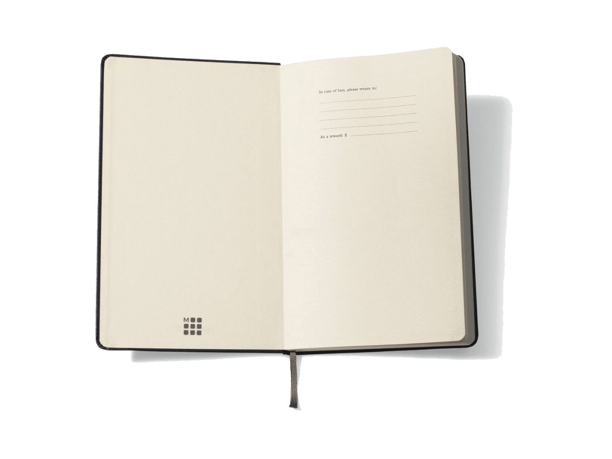 Moleskine® Hard Cover Ruled Large Notebook - Large Notebooks - SwagWear