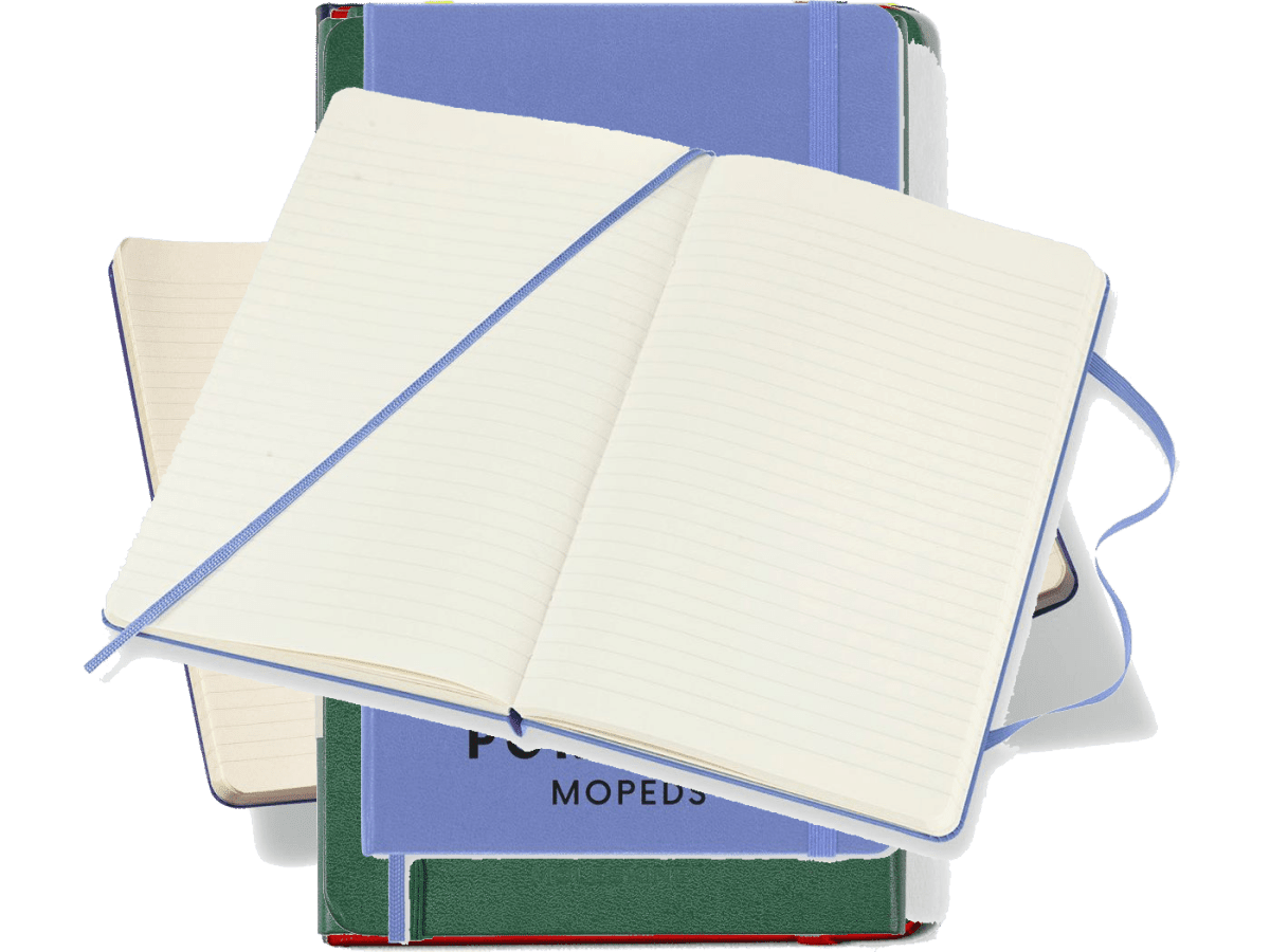 Moleskine® Hard Cover Ruled Large Notebook - Large Notebooks - SwagWear