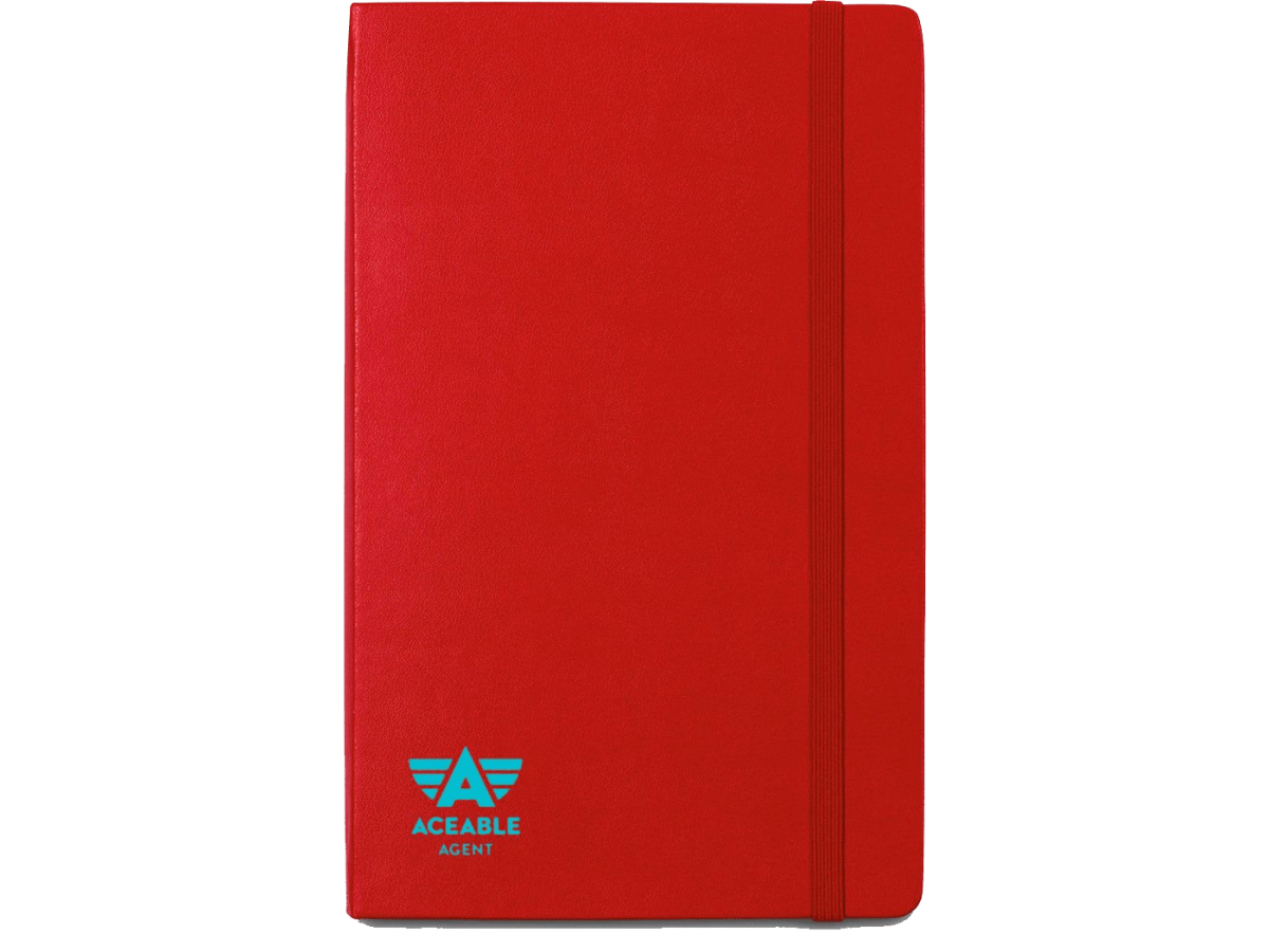 Moleskine® Hard Cover Ruled Large Expanded Notebook - Large Notebooks - SwagWear
