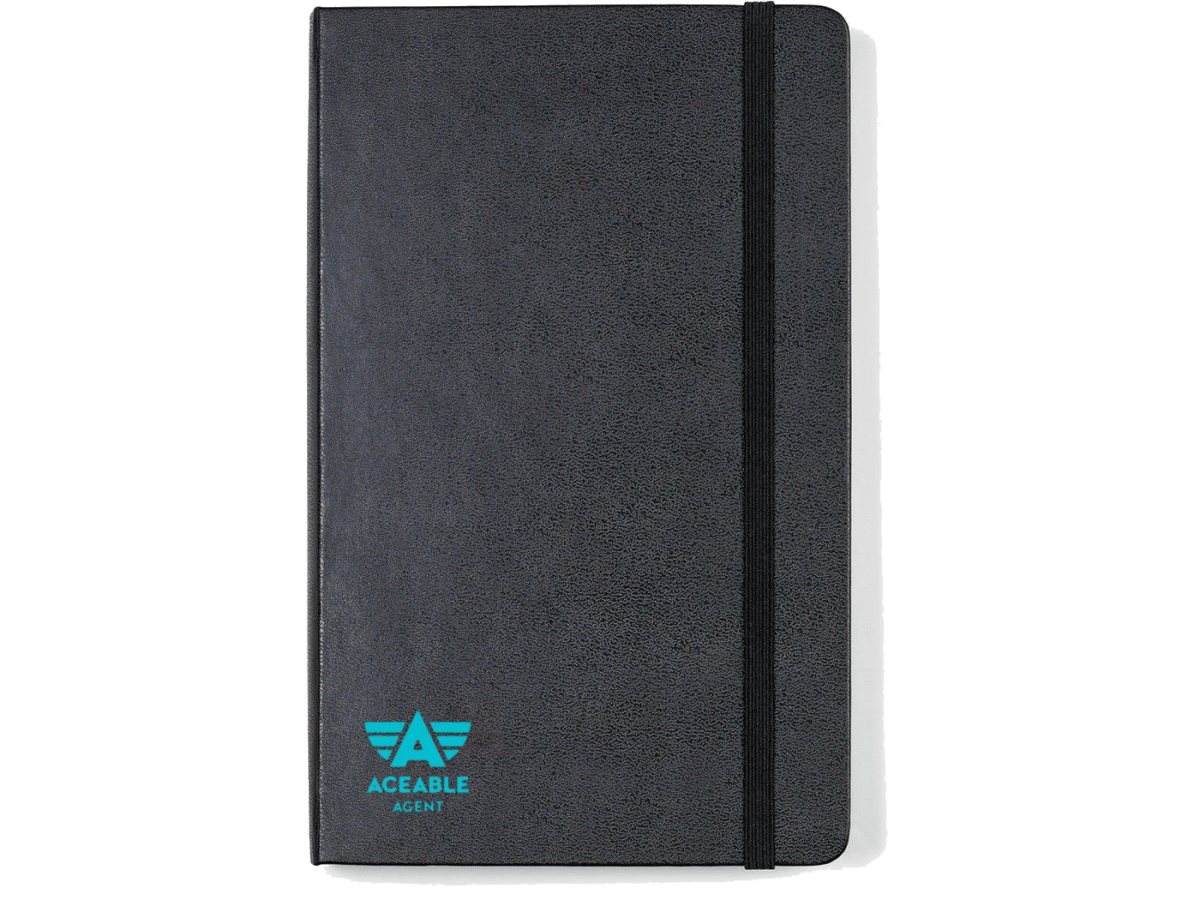 Moleskine® Hard Cover Ruled Large Expanded Notebook - Large Notebooks - SwagWear