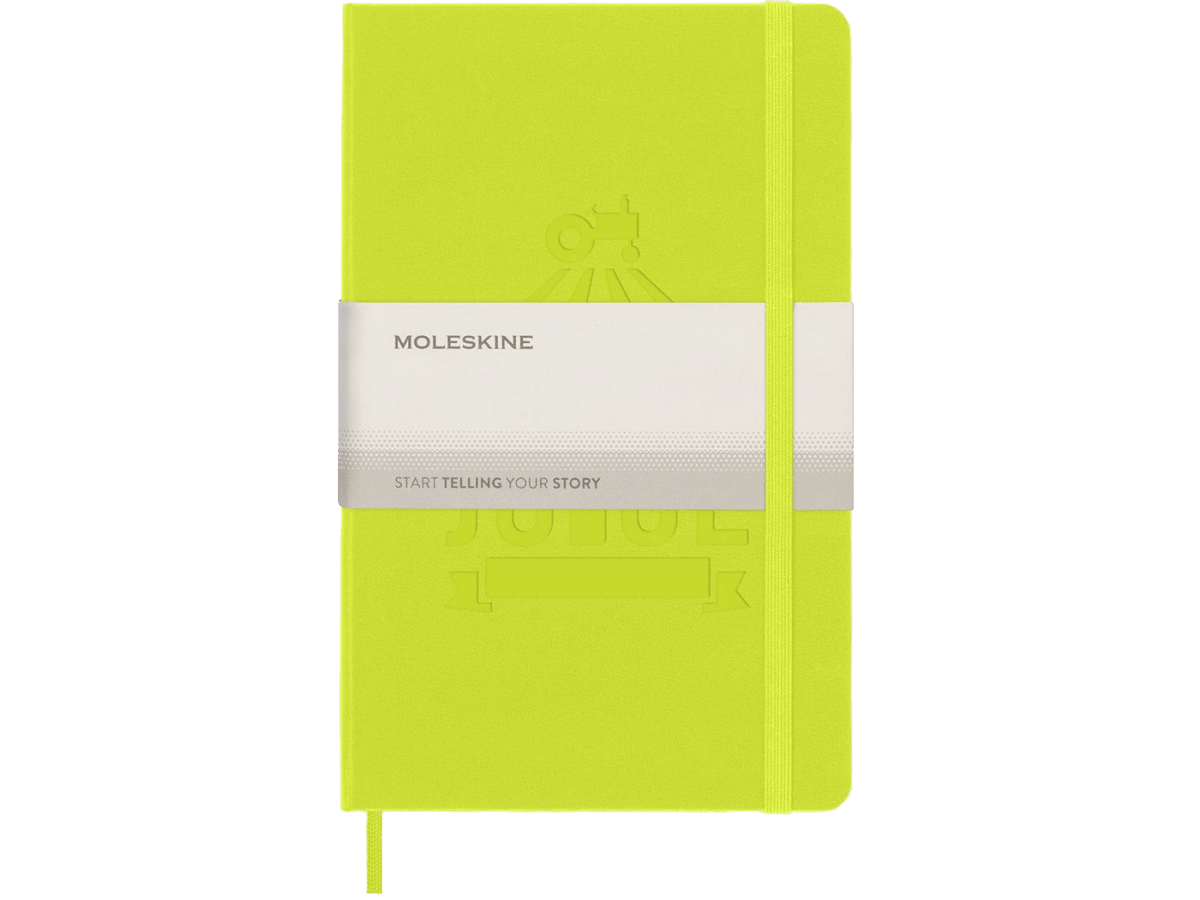 Moleskine® Hard Cover Ruled Large Notebook - Large Notebooks - SwagWear