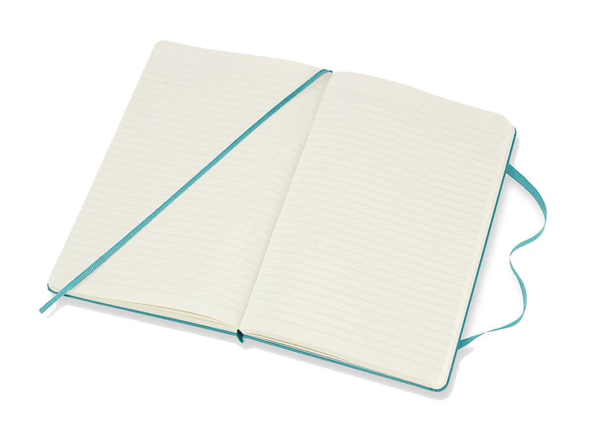 Moleskine® Hard Cover Ruled Large Notebook - Large Notebooks - SwagWear