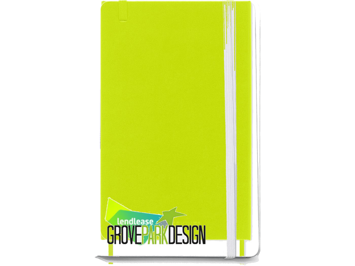 Moleskine® Hard Cover Ruled Large Notebook - Large Notebooks - SwagWear