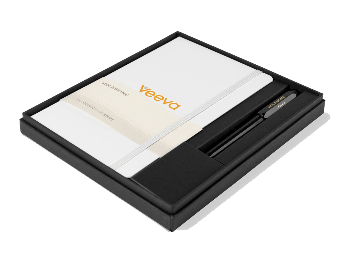 Moleskine® Large Notebook and Kaweco Pen Gift Set - Notebook Sets - SwagWear