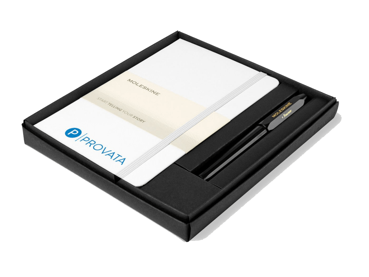 Moleskine® Medium Notebook and Kaweco Pen Gift Set - Notebook Sets - SwagWear