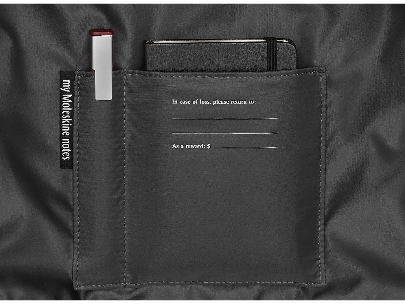 Moleskine® Notebook Backpack - Slate Grey - Backpacks