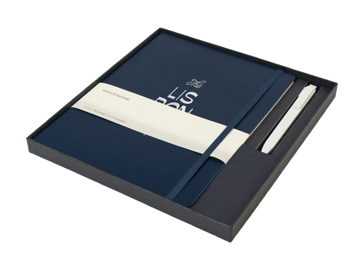 Moleskine® X - Large Notebook and GO Pen Gift Set - Notebook Sets - SwagWear