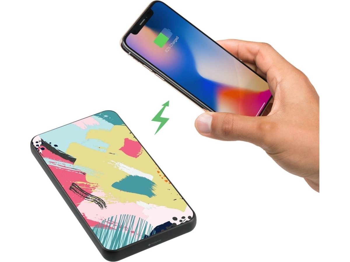 mophie® 5000 mAh Wireless Power Bank - Wireless Power Banks - SwagWear