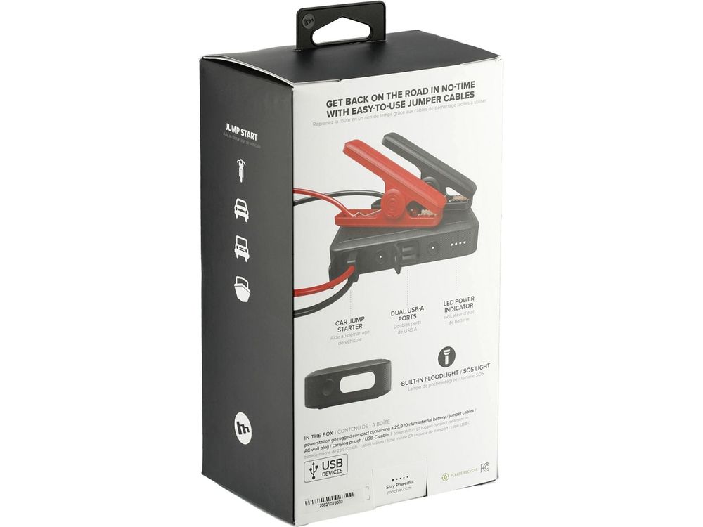 mophie® Powerstation Go Rugged Compact - Black - Wireless Power Banks