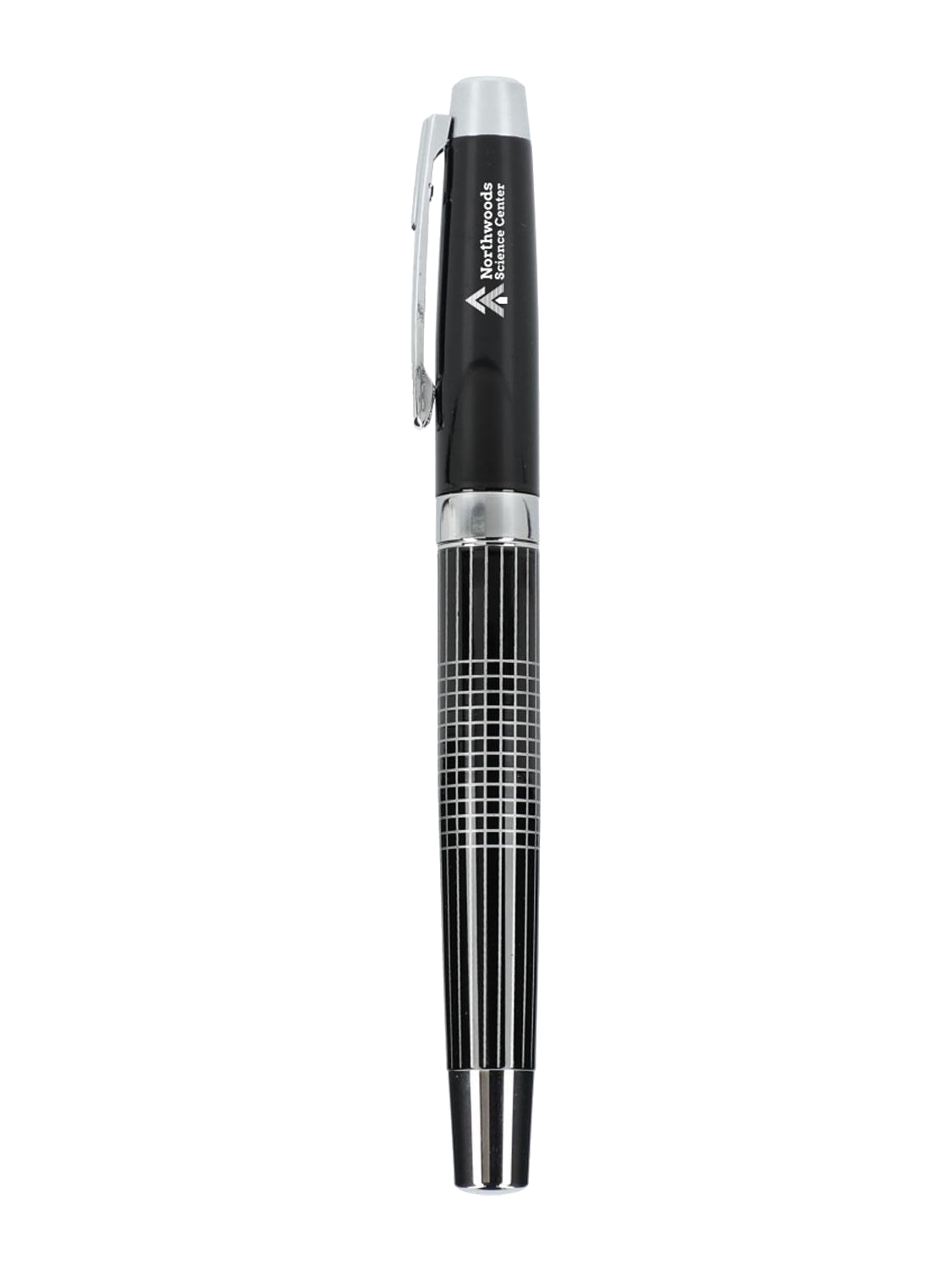 Newton Recycled Brass Gel Rollerball - Silver - Roller Ball Pens