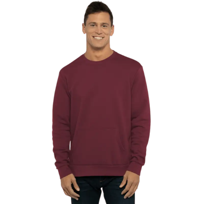 Next Level Apparel® Santa Barbara Pocket Sweatshirt - Sweatshirts - SwagWear