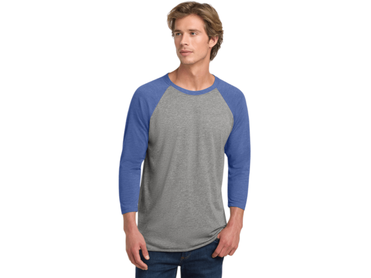 Next Level Apparel® Unisex Tri - Blend 3/4 - Sleeve Raglan Tee - T-Shirts - SwagWear