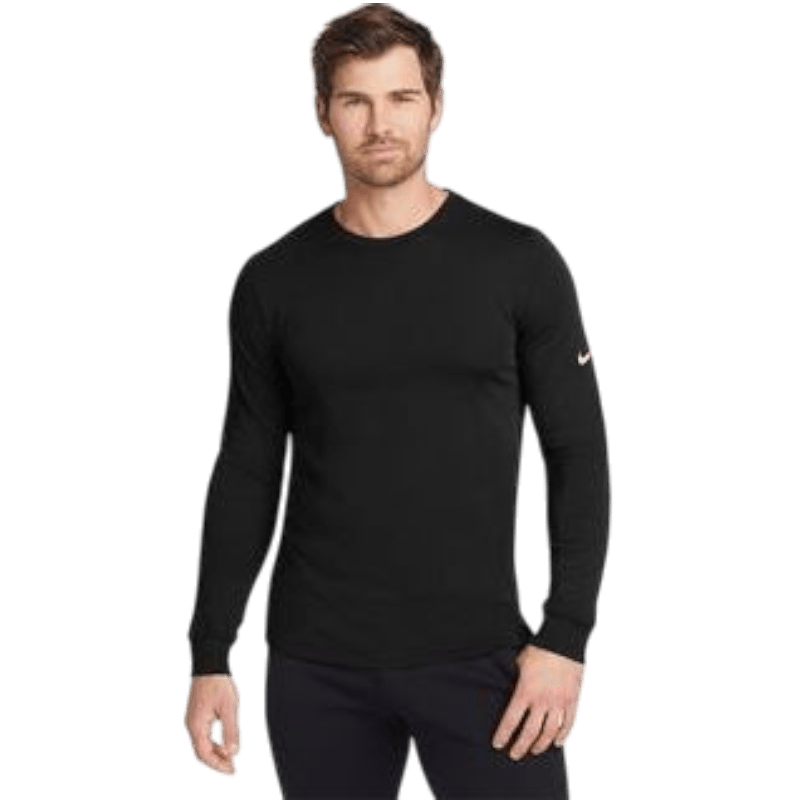 Nike Dri - FIT Cotton/Poly Long Sleeve Tee - Long - Sleeved T-Shirts - SwagWear