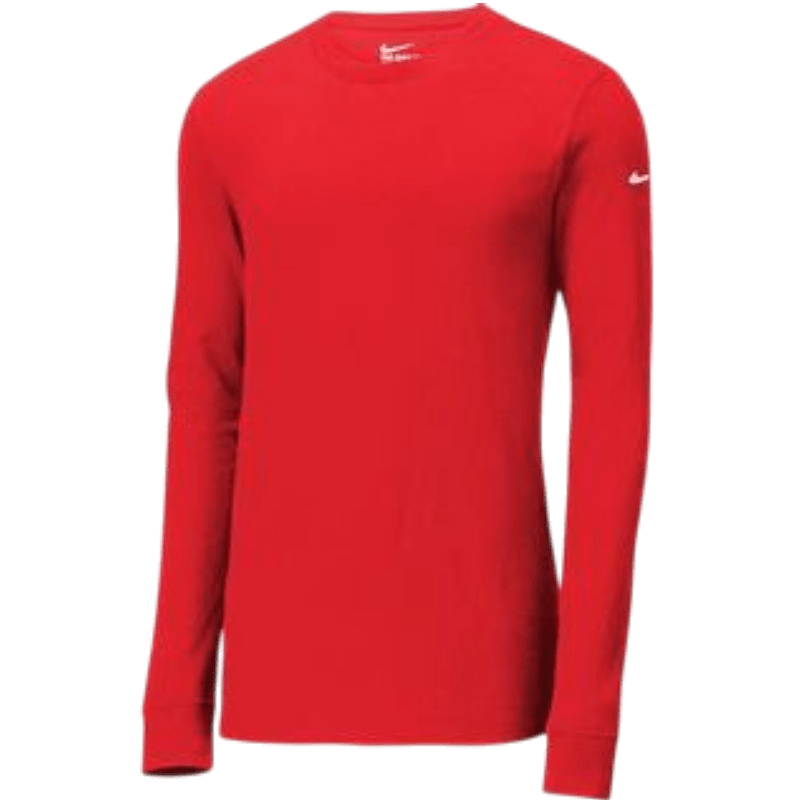 Nike Dri - FIT Cotton/Poly Long Sleeve Tee - Long - Sleeved T-Shirts - SwagWear