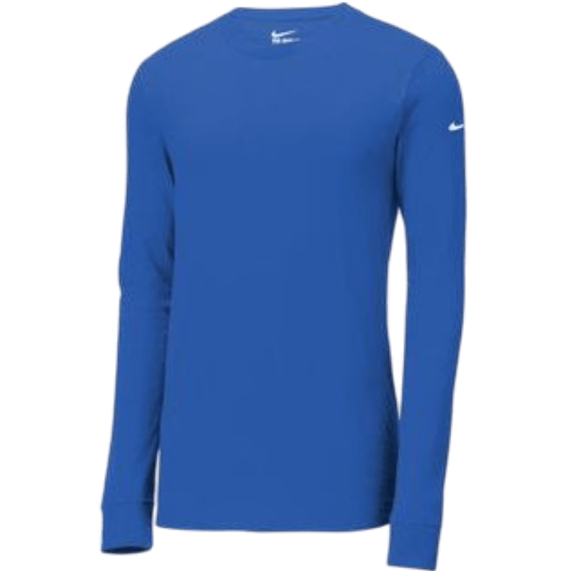 Nike Dri - FIT Cotton/Poly Long Sleeve Tee - Long - Sleeved T-Shirts - SwagWear