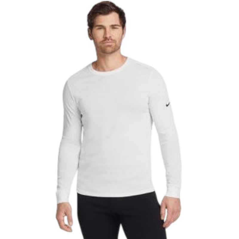 Nike Dri - FIT Cotton/Poly Long Sleeve Tee - Long - Sleeved T-Shirts - SwagWear