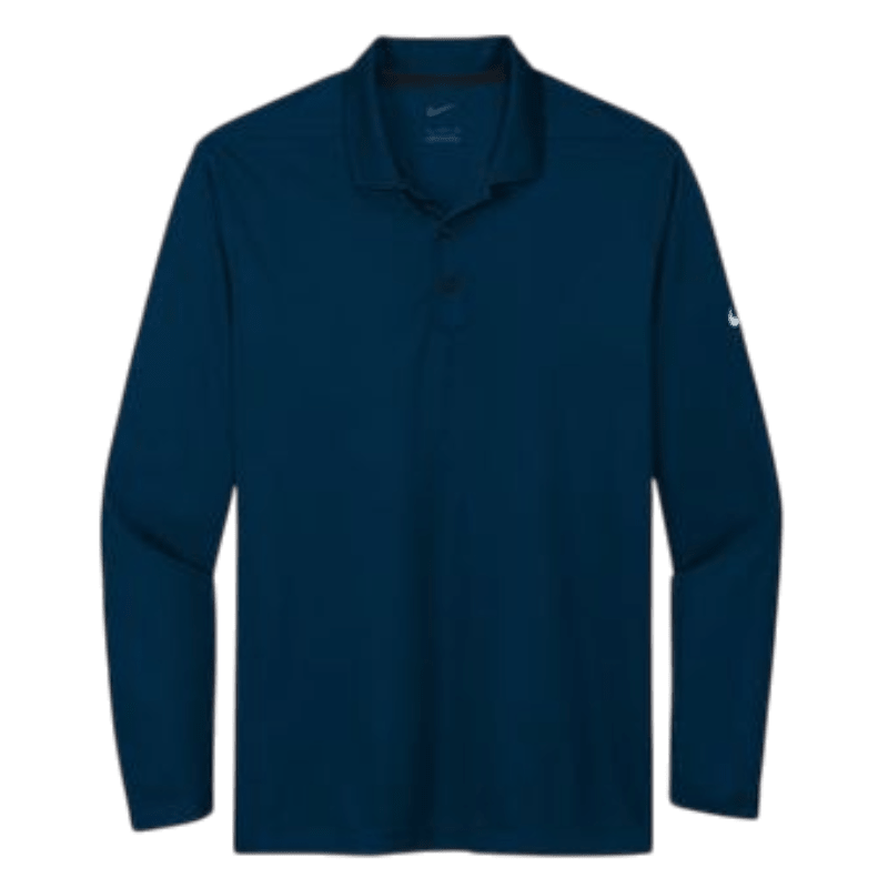 Nike Dri - FIT Micro Pique 2.0 Long Sleeve Polo - Long - Sleeved Polos - SwagWear