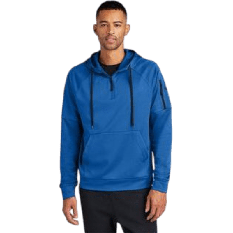 Nike Therma - FIT Pocket 1/4 - Zip Fleece Hoodie - Hoodies - SwagWear