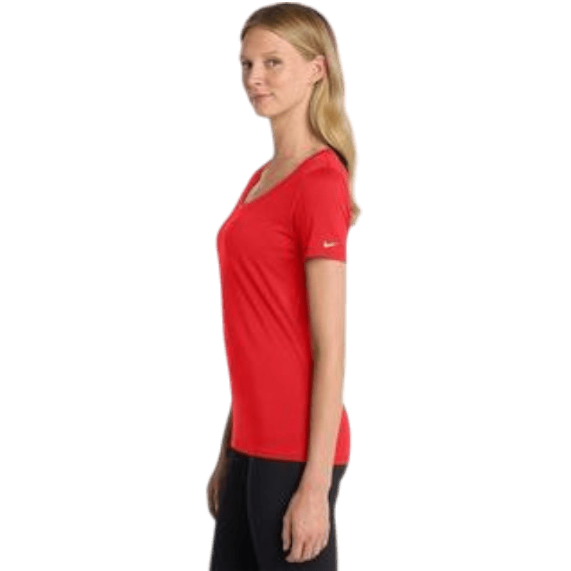 Nike Women's Dri - FIT Cotton/Poly Scoop Neck Tee - T-Shirts - SwagWear