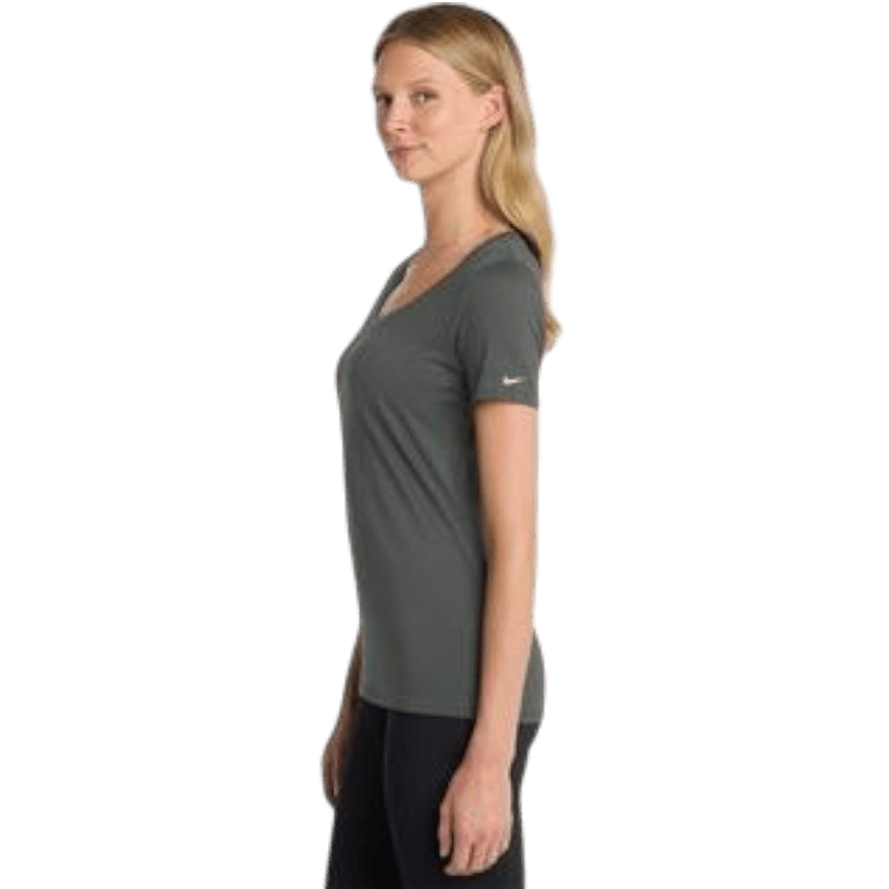Nike Women's Dri - FIT Cotton/Poly Scoop Neck Tee - T-Shirts - SwagWear