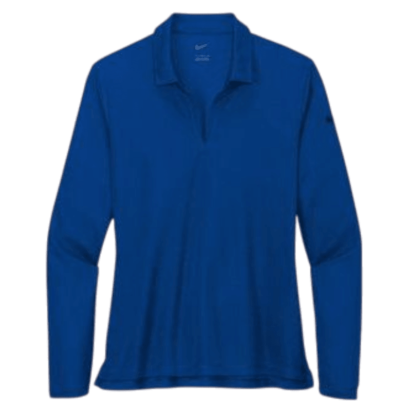 Nike Women's Dri-FIT Micro Pique 2.0 Long Sleeve Polo - Long-Sleeved Polos - SwagWear