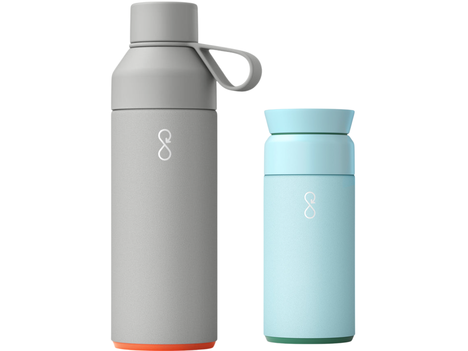 Ocean Bottle Hydrate & Caffeinate - Rock Grey / Sku Blue - Drinkware Sets