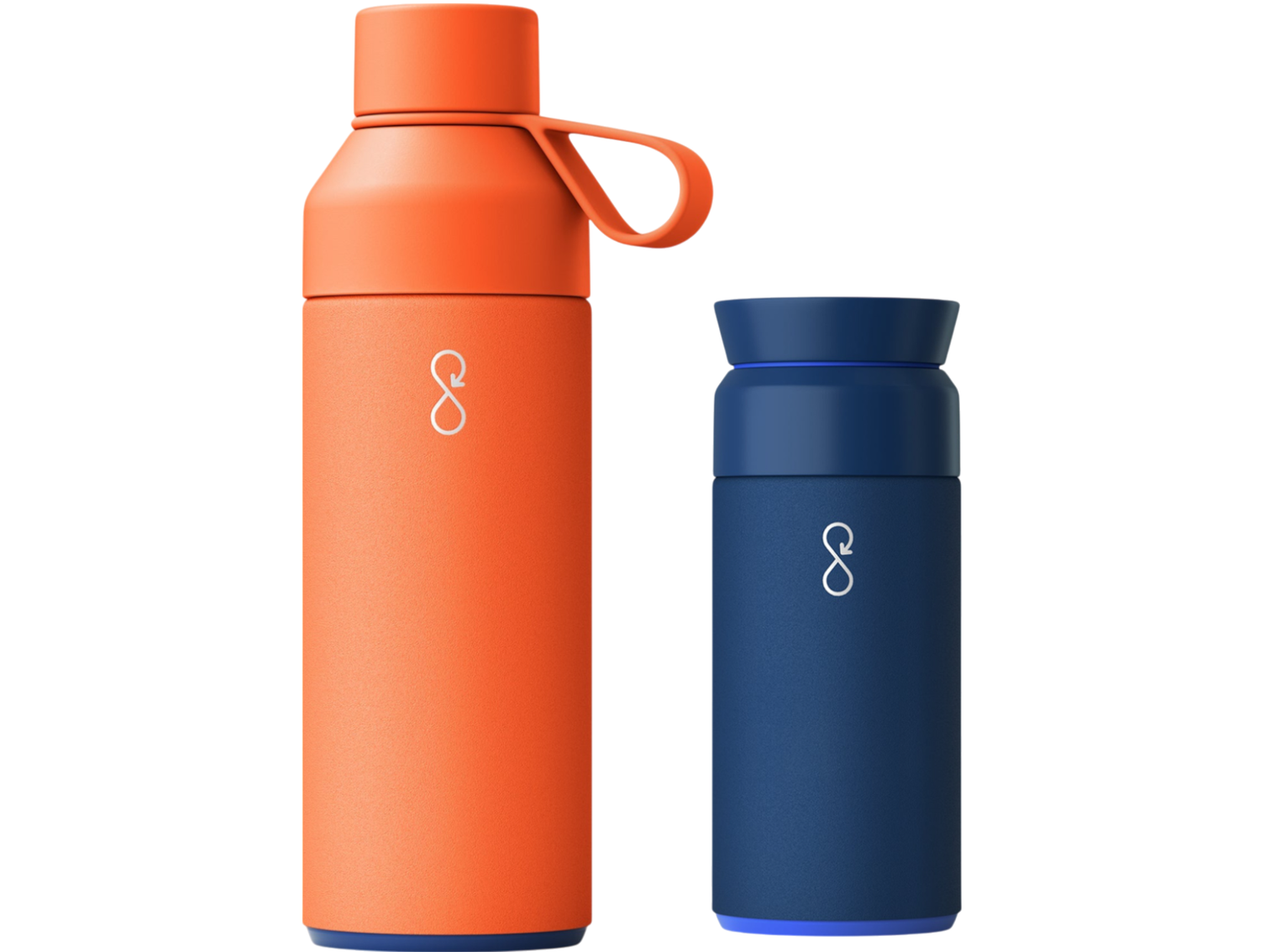 Ocean Bottle Hydrate & Caffeinate - Sun Orange / Ocean Blue - Drinkware Sets