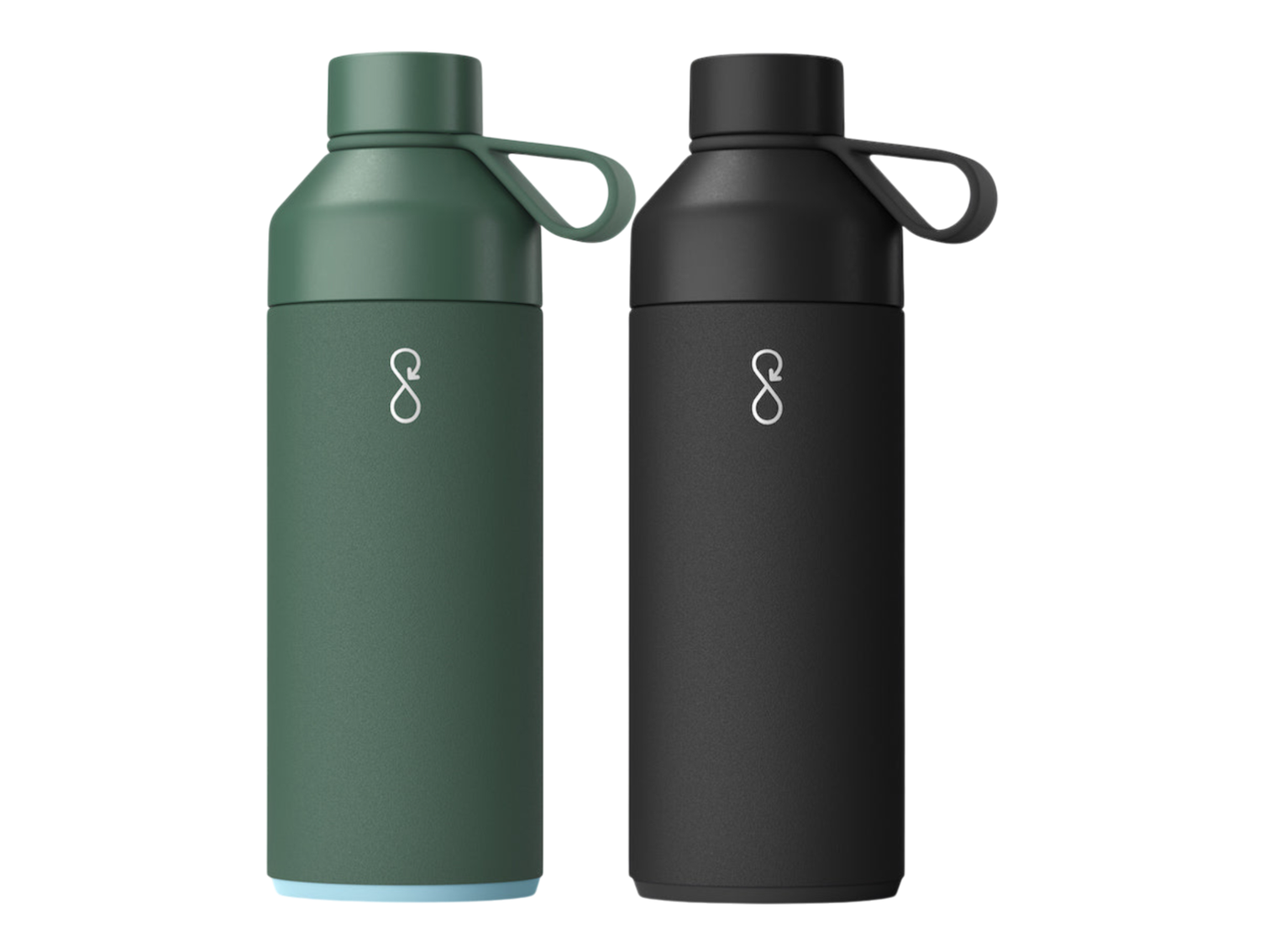Ocean Bottle Hydration Heroes - Obsidian Black / Forest Green - Drinkware Sets