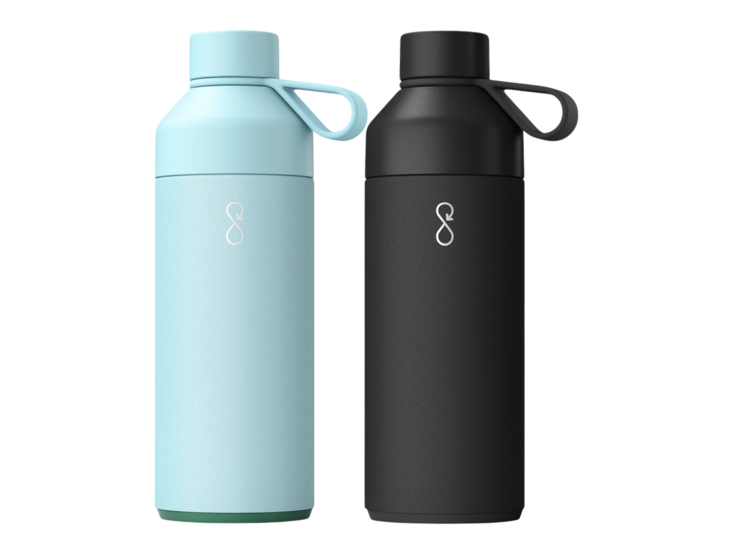 Ocean Bottle Hydration Heroes - Obsidian Black / Sky Blue - Drinkware Sets