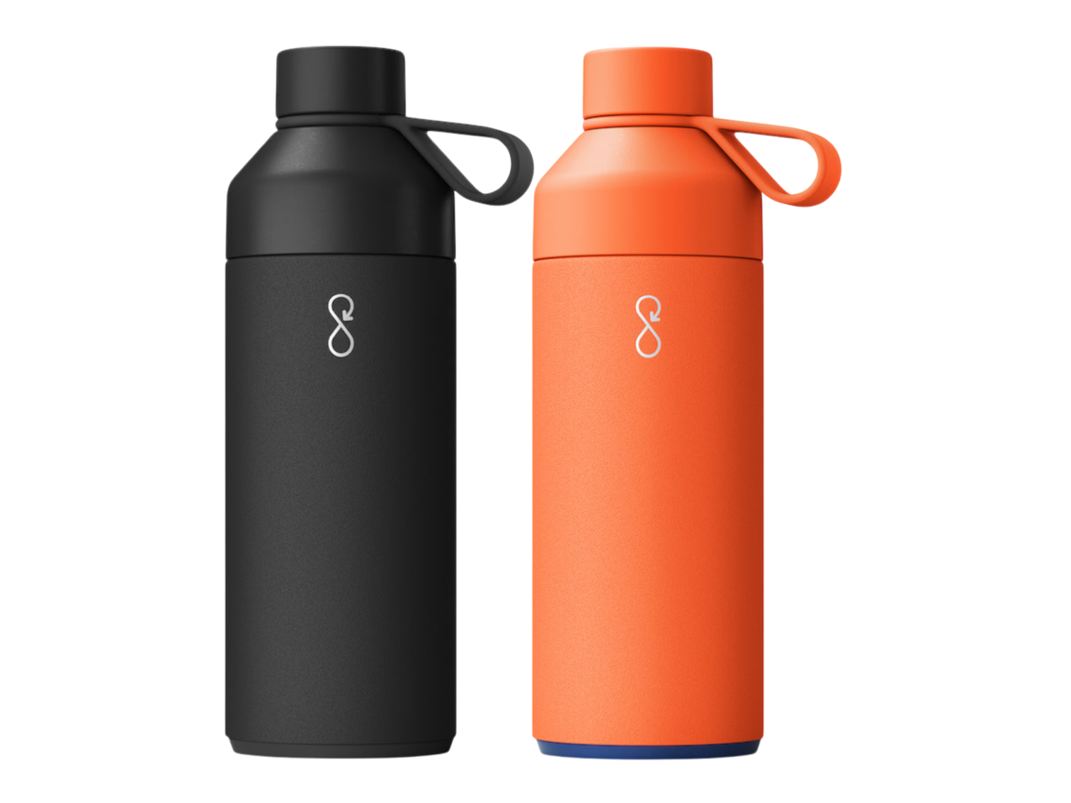 Ocean Bottle Hydration Heroes - Obsidian Black / Sun Orange - Drinkware Sets
