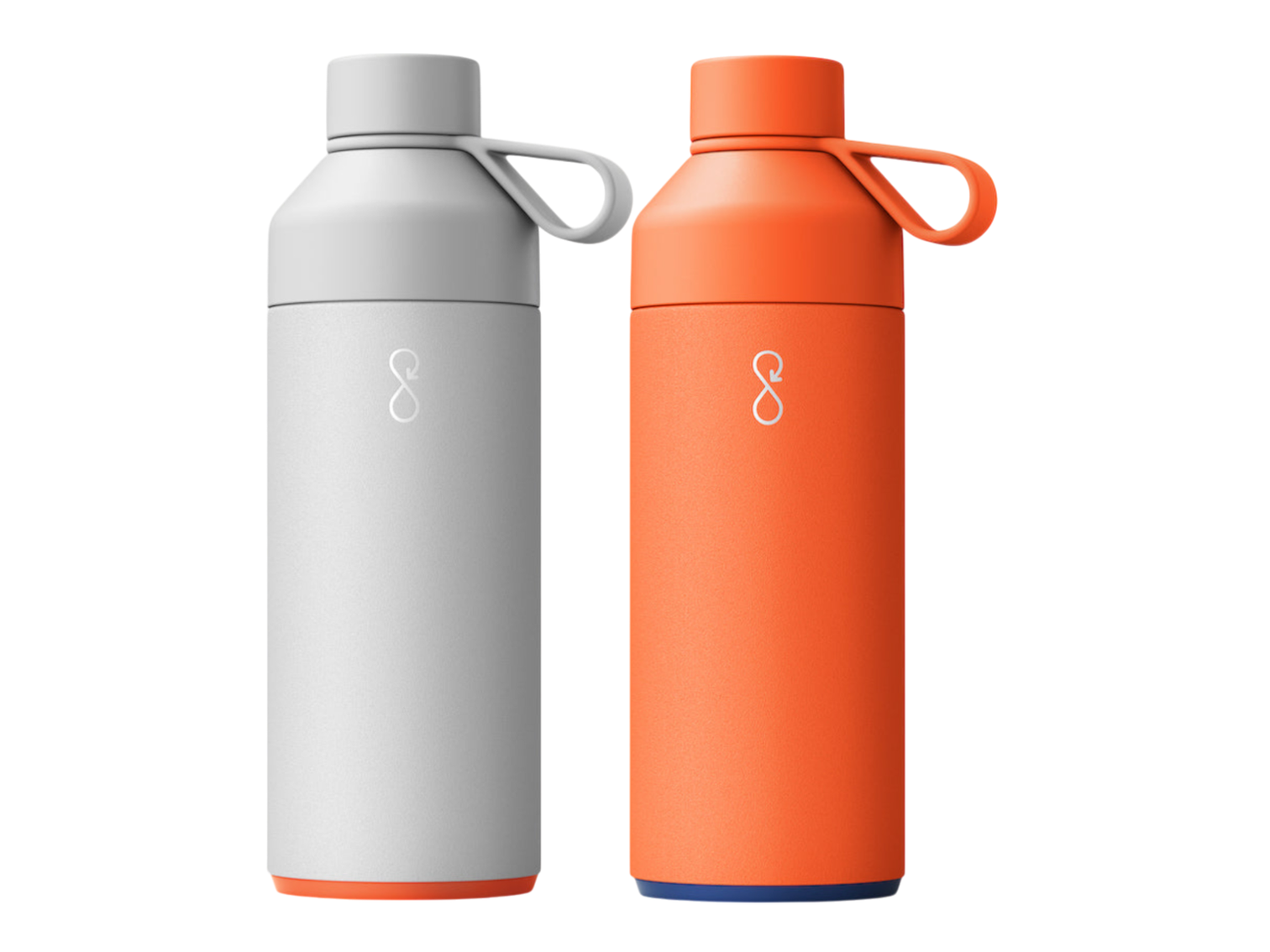 Ocean Bottle Hydration Heroes - Rock Grey / Sun Orange - Drinkware Sets