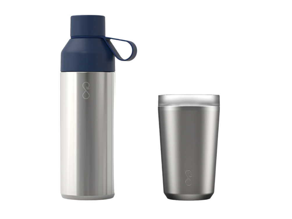 Ocean Bottle Planet-friendly Pals - Ocean Blue / Obsidian Black - Drinkware Sets