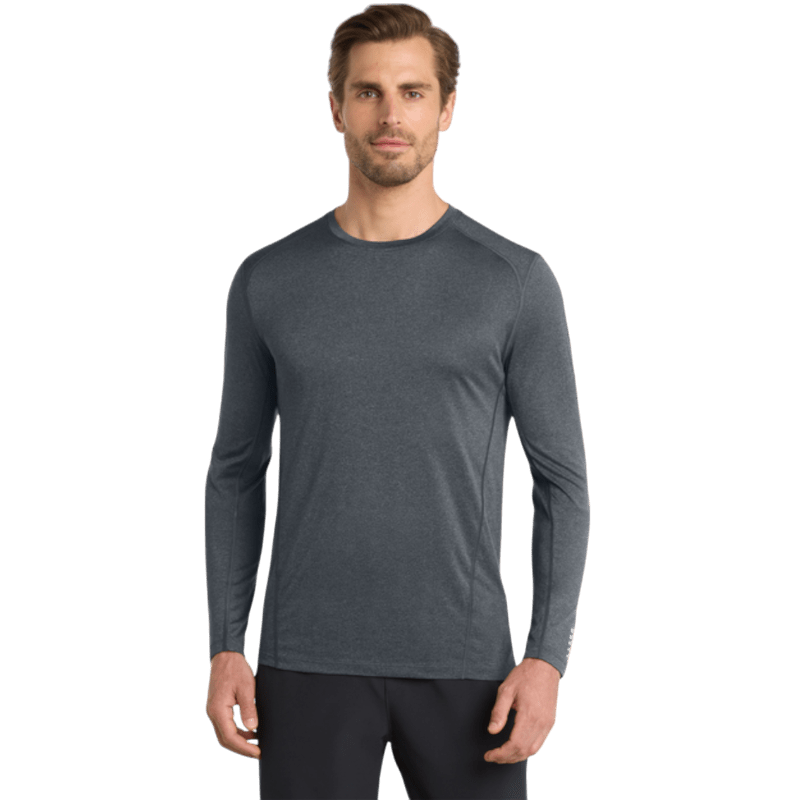 OGIO® Long Sleeve Pulse Crew - Long - Sleeved T-Shirts - SwagWear