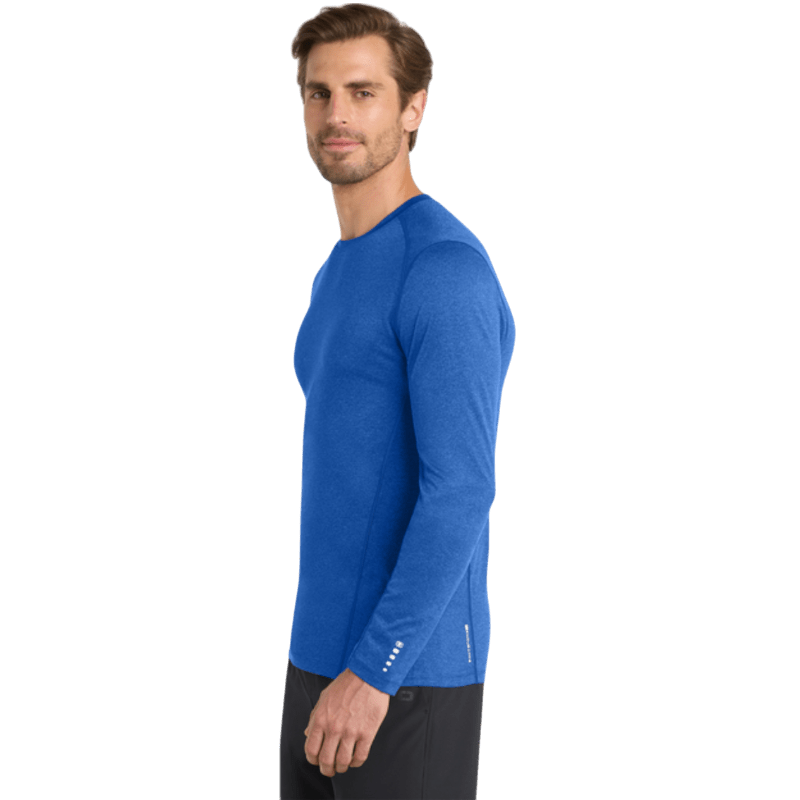 OGIO® Long Sleeve Pulse Crew - Long - Sleeved T-Shirts - SwagWear