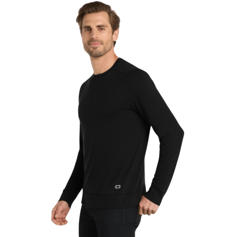 OGIO® Luuma Flex Long Sleeve Crew - Long - Sleeved T-Shirts - SwagWear