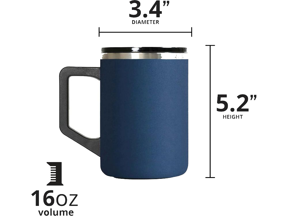 Elemental Summit 16oz Mug - Navy Blue