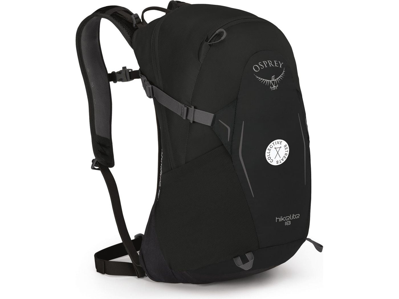 Osprey® Hikelite 18 - Black - Backpacks