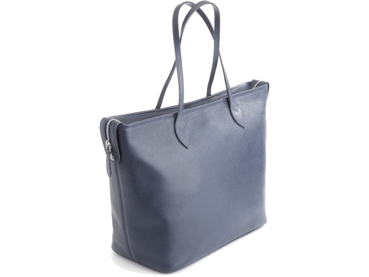 Pebbled Grain Wide Tote Bag with Wristlet - Tote Bags - SwagWear