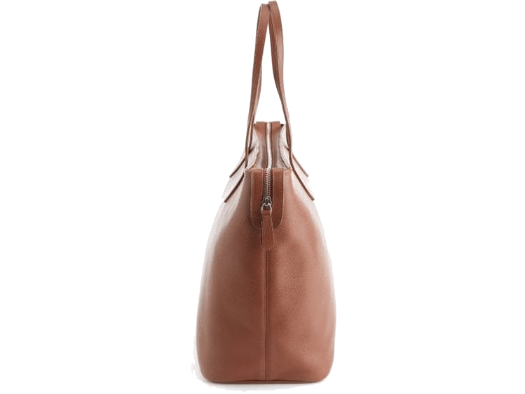 Pebbled Grain Wide Tote Bag with Wristlet - Tote Bags - SwagWear