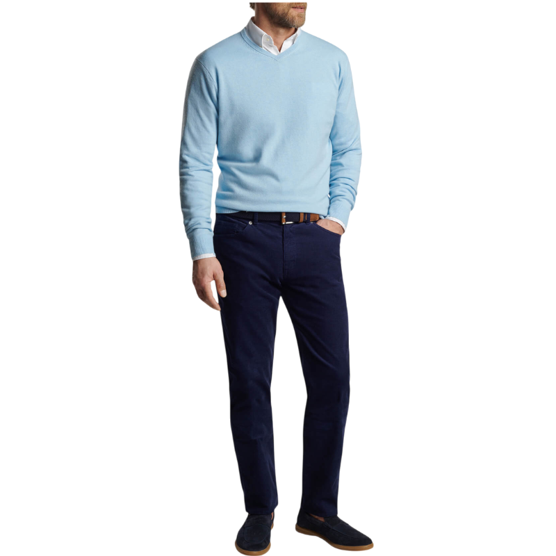 Peter Millar Men's Crown Heritage Cashmere V-Neck Sweater