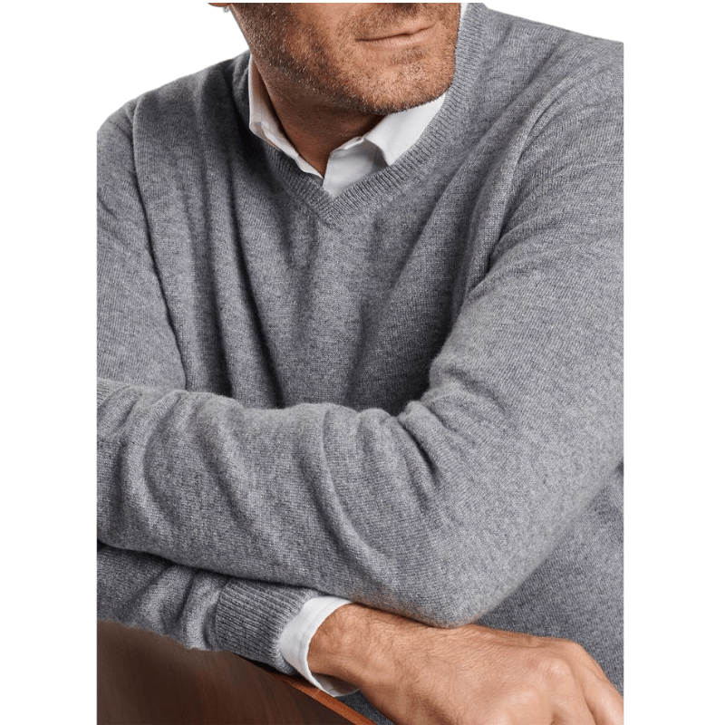 Peter Millar Men's Crown Heritage Cashmere V-Neck Sweater - Sweaters - SwagWear