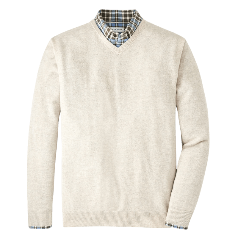 Peter Millar Men's Crown Heritage Cashmere V-Neck Sweater - Sweaters - SwagWear