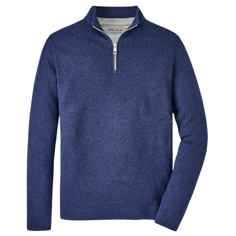 Peter Millar Men's Crown Sweater Fleece Quarter-Zip - Pullovers - SwagWear
