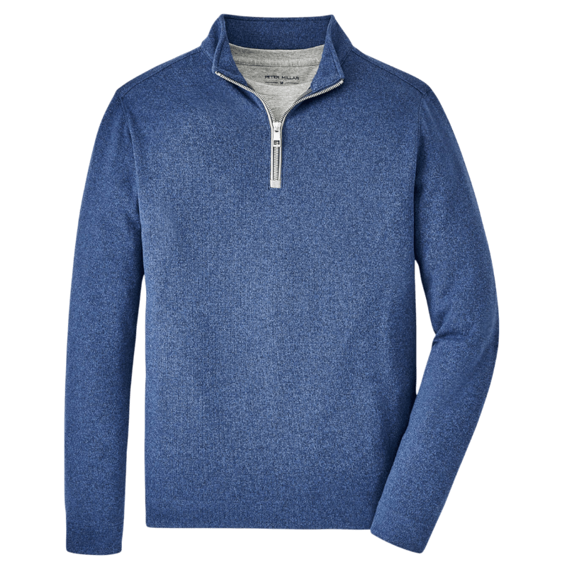 Peter Millar Men's Crown Sweater Fleece Quarter-Zip - Pullovers - SwagWear