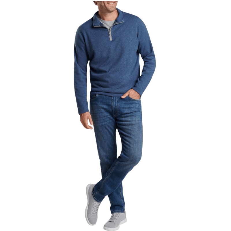 Peter Millar Men's Crown Sweater Fleece Quarter-Zip - Pullovers - SwagWear