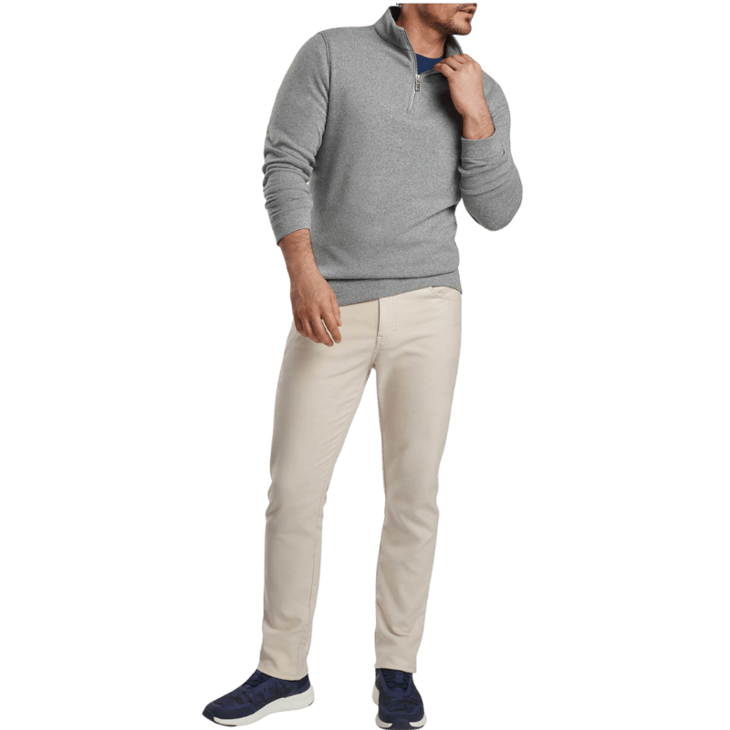 Peter Millar Men's Crown Sweater Fleece Quarter-Zip - Pullovers - SwagWear