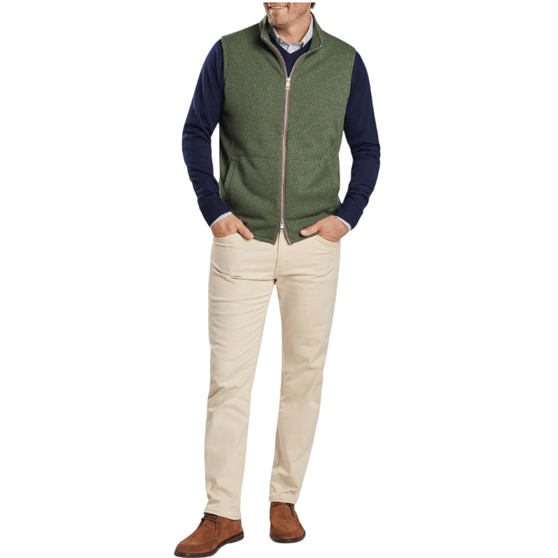 Peter Millar Men's Crown Sweater Fleece Vest - Vests - SwagWear